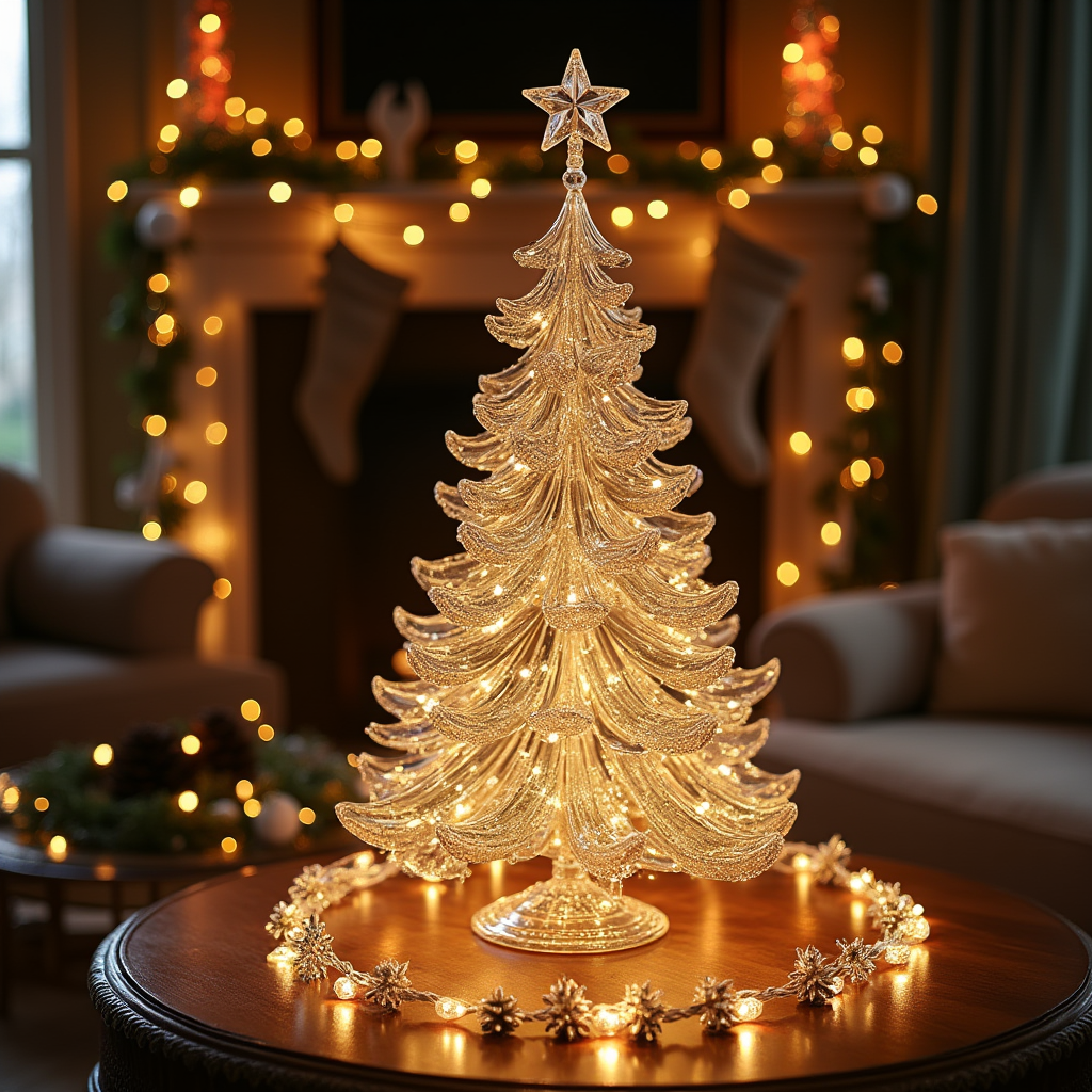 Glass Christmas Tree
