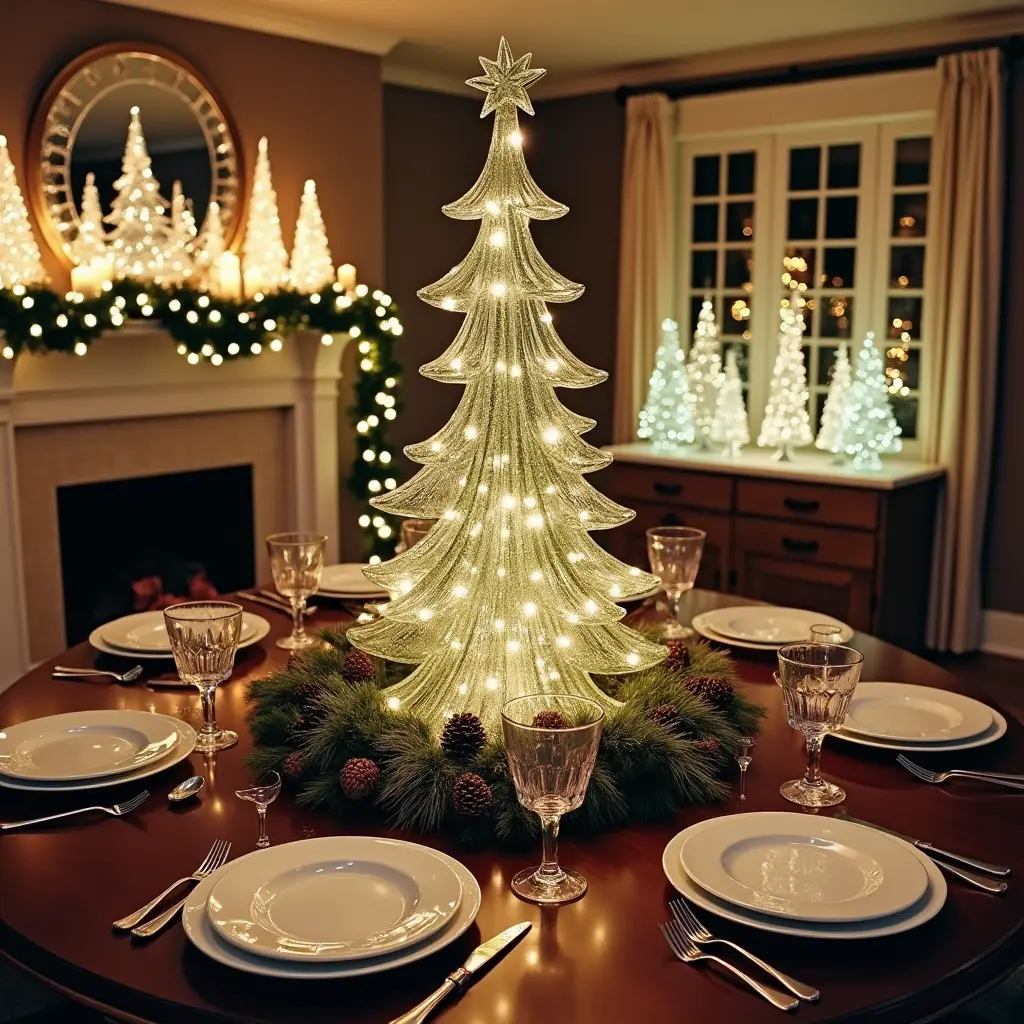 Glass Christmas Tree